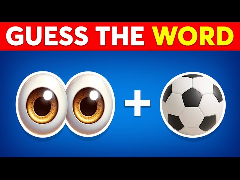 Guess The WORD By Emojis? 🤔 Best Emoji Quiz 2025