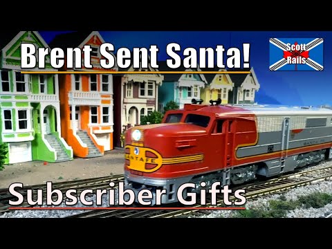 Santa Fe Subscriber Gift Box From B&M Trains And Collectables