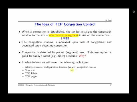 Transport 3   TCP Congestion Control