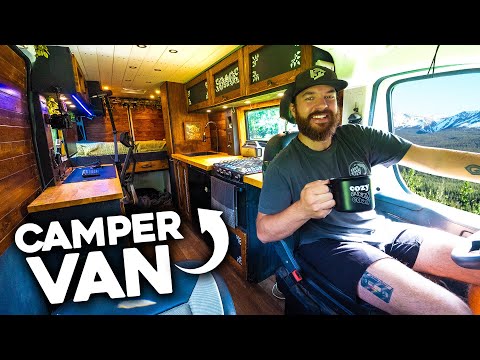 Vanlife Camping to ALASKA (Bears, Ghost Towns, & Hot Springs)