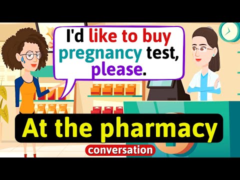 At the pharmacy - Everyday English Conversation (at the drugstore) English Conversation Practice