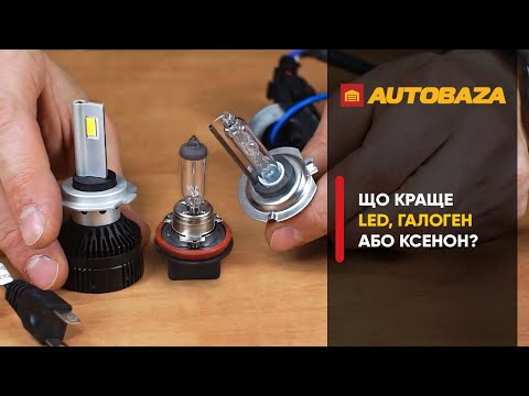 Що краще - галоген, ксенон чи LED?