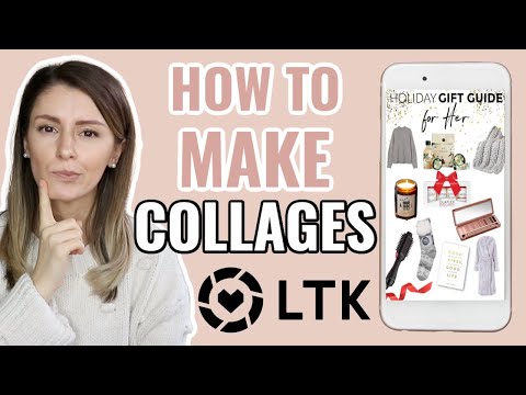 How to Create Collages for LikeToKnow.It and RewardStyle in Canva | How to Make Gift Guide Collages