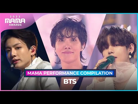 [#2022MAMA] BTS(방탄소년단) MAMA PERFORMANCE COMPILATION (2022 MAMA 수상자 역대 마마 무대 모아보기)