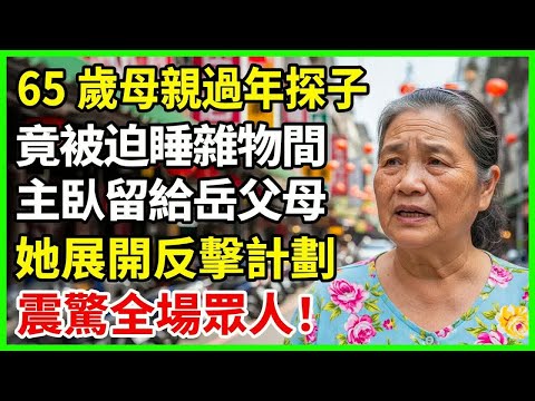 65歲母親過年上門探望兒子，竟被安排睡在雜物間，大房卻專留給岳父母。這一刻的心寒讓她決心反擊，把兒子媳婦推入絕望深淵！#故事 #晚年心语 #老年故事 #情感故事 #晚年生活 #生活經驗 #晚年幸福