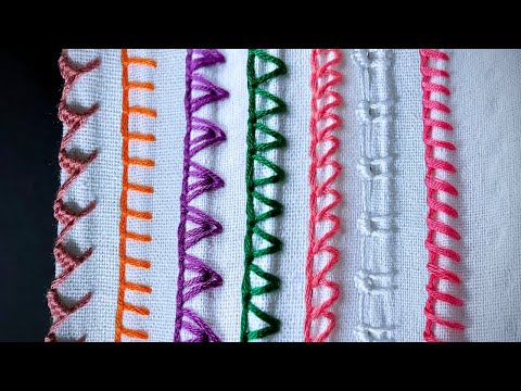SEWING BLANKET STITCH  and 7 Variations You’ll Love | HAND STITCHING TUTORIAL for Beginners