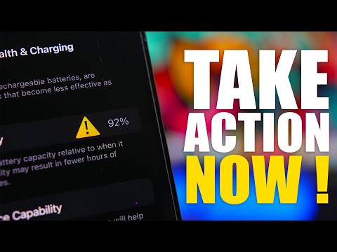 iPhone Battery Health DROPPING Fast - Do This NOW !