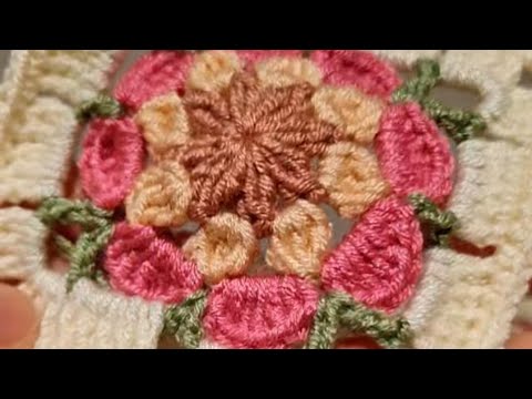 🌺🌻🌼 Crocheting Easy Cute 💓Squares 🌼🌻🌺 #crochet #knitting #crocheting #DIY #hobby #handmade