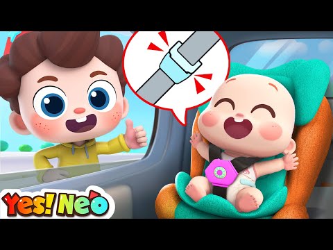 Let's Buckle Up | Newborn Baby | Car Safety Song | Nursery Rhymes & Kids Songs | Yes! Neo