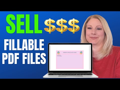 🚨 CREATE FILLABLE PDF FORMS TO SELL ONLINE - Easy Tutorial!
