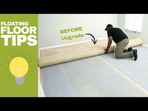 This vinyl floor looks like ceramic tiles // DIY Creators