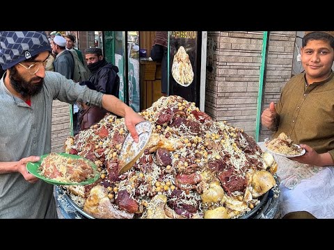 WORLD’S GIANT KABULI PULAO  | Cooking 330+ KG Meat | Afghanistan Street Food