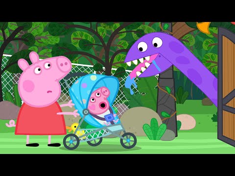 Baby Evie Goes on a DINOSAUR Safari 🦕 Peppa Pig Full Episodes | 30 Minutes