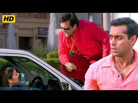 जब Govinda ने भर रास्ते गाड़ी पर चढ़कर तमाशा किया | गोविंदा की जबरदस्त कॉमेडी सीन्स | Waah! Tera..