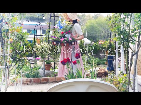 #82. April, Let's Go Buy Spring Flowers Together💐 ㅣKorea's Beautiful Spring GardenㅣGardening