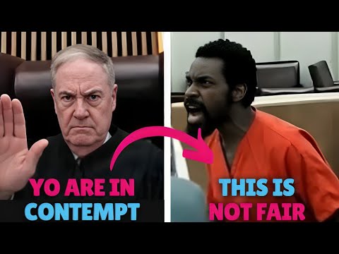 You’re in Contempt! Judge Sends Defendant Back to Jail After Courtroom Outburst|@JudgeFleischerTV