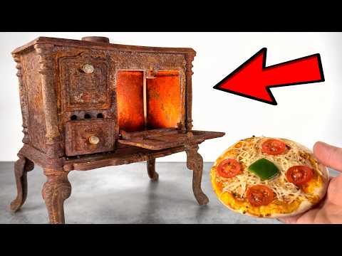 Tiniest Working Stove Restoration - No Talking!