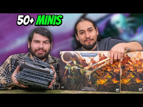 Two Idiots! 50+ Minis! Rushing to Finish Our NEW 40k Armies!