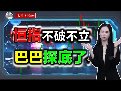 AI投資有道-港股美股研究 I 恆指不破不立，巴巴探底了？ #恒指 #阿里巴巴