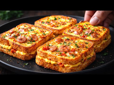 You've never had such a delicious breakfast before – egg toast straight from the oven in 5 minutes!