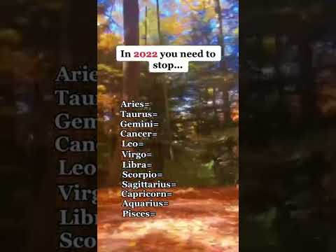 IN 2022 YOU NEED TO STOP...... |#zodiac