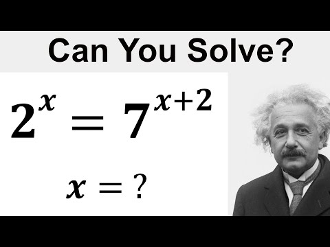 a great exponential equation | exam preparation