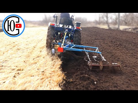 Spring plowing! WE TEST a plow with a tekron, a harrow and a harrow!