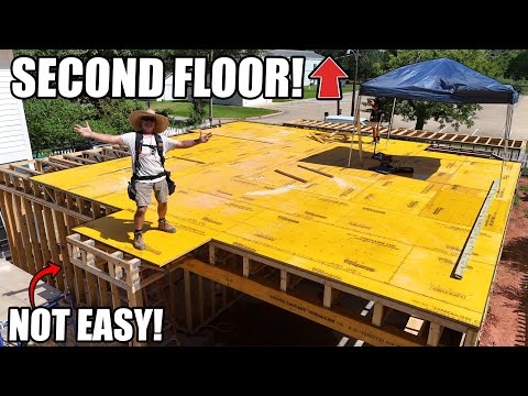 Our Subfloor HAS 3 ELEVATIONS and 2 DIRECTIONS.. but Why? - DIY Dream House Ep. 13