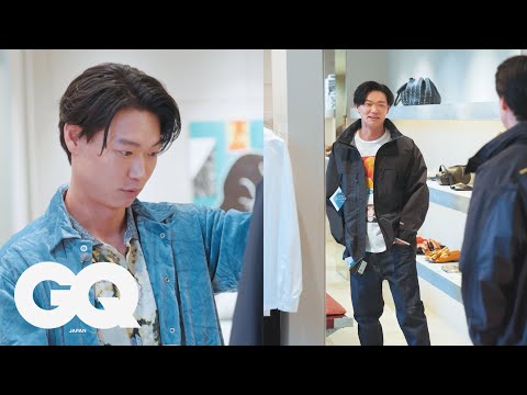 Masaru Kasamatsu tries styling using "outdoor items that can be worn in the city this fall and wi...