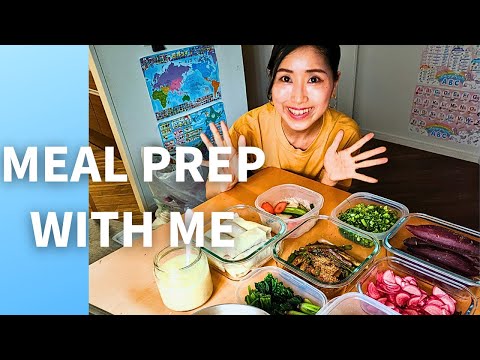 JAPANESE MEAL PREP FOR HEALTHY EATING | less then 2 hours