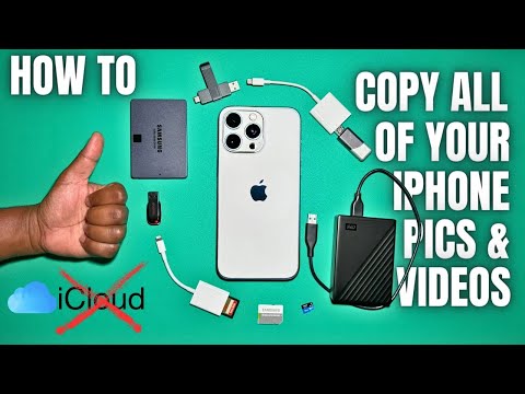EASILY Copy All iPhone FILES to External Storage (No iCloud / iTunes) | For ALL iPhone Models