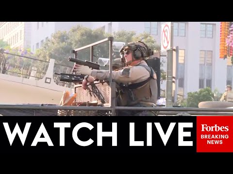 LIVE: Unrest In Los Angeles Continues As Anti-ICE Protesters Take To Streets, Authorities Respond