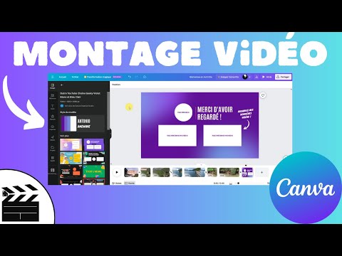 Monter une VIDEO sur CANVA