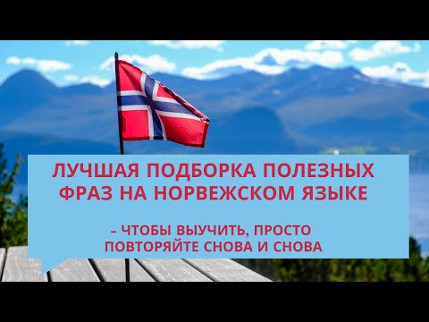 Лучшая подборка полезных фраз на норвежском языке