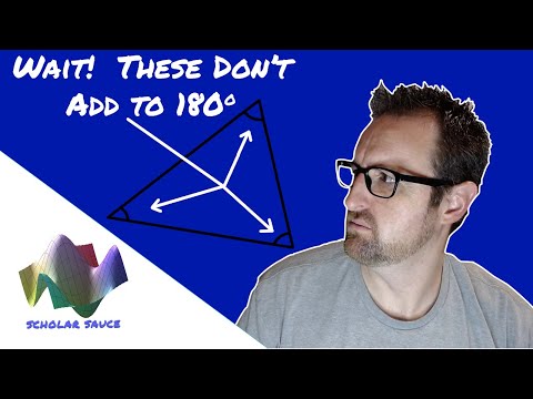 The Angle Sum of a Triangle is NOT 180 Degrees?