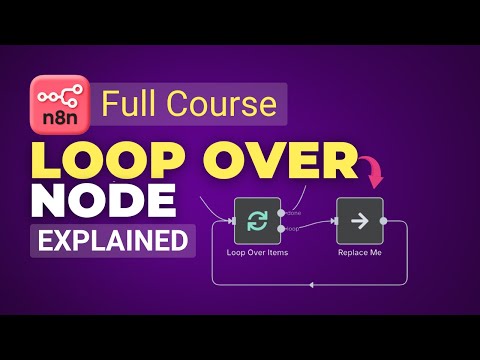 How to Use Loop Over Items Node in n8n | Batching, Conditional Logic | n8n Beginner Tutorial