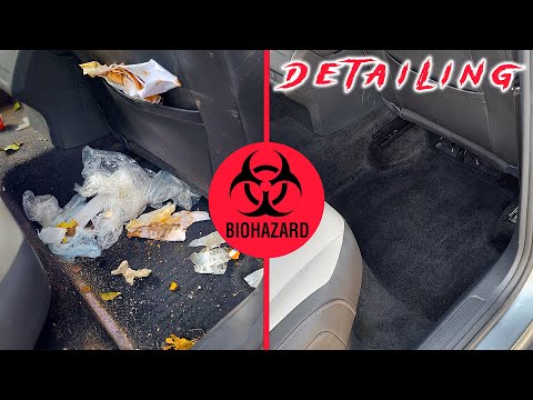 Deep Cleaning of Disastrous Muddy Volkswagen Jetta / ASMR