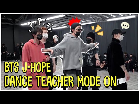BTS J-Hope Dance Teacher Mode On | Jimin Support J-Hope In The Choreography