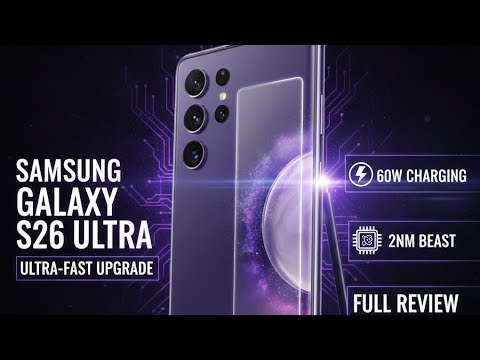 Samsung Galaxy S26 Ultra: 60W Charging & 2nm Beast! 🚀 (Full Review)