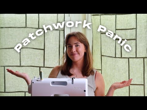 Sewing patchwork curtains as a beginner (pojagi inspired)