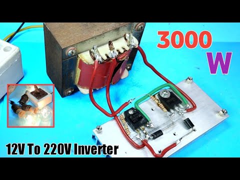 I Make 3000W Simple 12V To 220V Inverter using IGBT Mosfet || How to make inverter