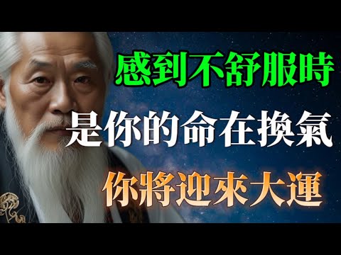 這段時間是交運時期，感到不舒服時是你的命正在迎來換氣時，你將迎來大運！