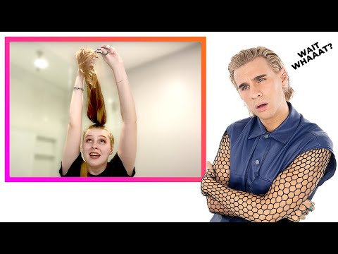 Hairdresser Reacts To People Doing 'Wolf Cuts' (as seen on tiktok)