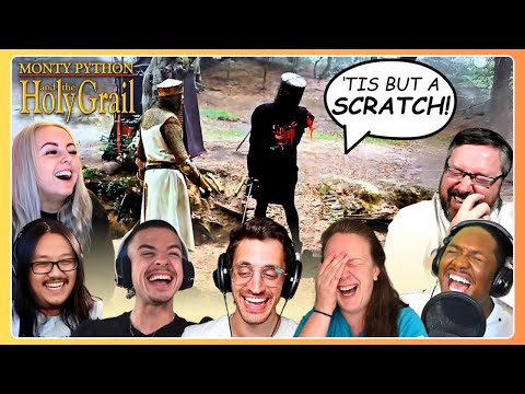 FUNNIEST "TIS BUT A SCRATCH" Reactions βοΈ Monty Python and the Holy Grail Movie Reaction Mashup