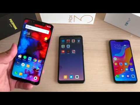Pocophone F1 vs Mi Max 3 vs Honor Play Comparison Review - Part 1
