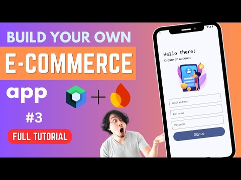 3 Firebase Authentication | Ecom app | Jetpack Compose 🔥 | Android Studio Tutorial | 2025