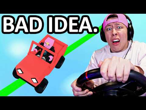 I Used a Steering Wheel on Roblox to Obby...