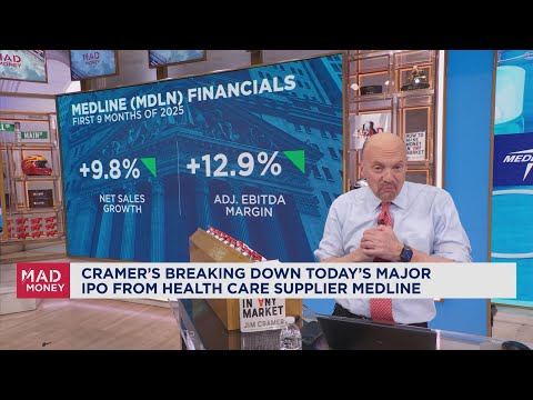 Medline's IPO was the largest we've seen in over four years, says Jim Cramer