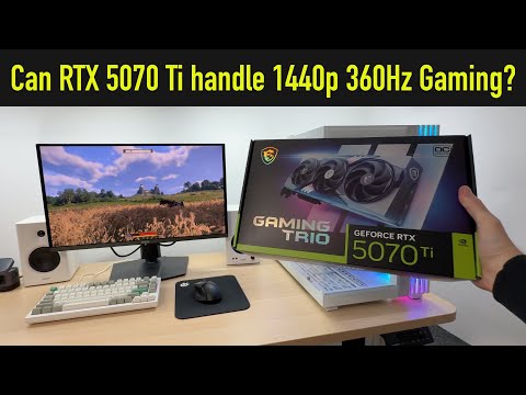 RTX 5070 Ti: 360Hz AAA 1440p Gaming Tested [Ray Tracing, DLSS 4, MFG]