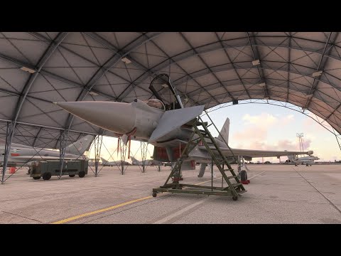 Live stream first look at the IndiaFoxtEcho Eurofighter Typhoon in Flight Simulator 2024